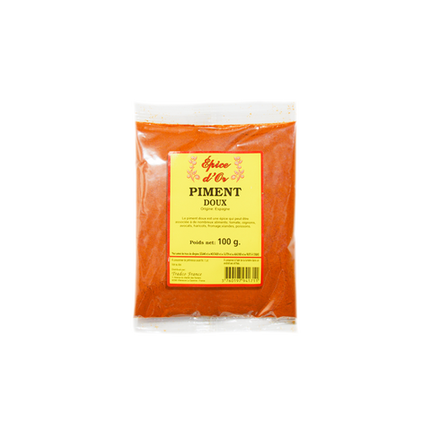 PIMENT DOUX ÉPICES D'OR 100G - Panier d'Orient, épicerie orientale en ligne