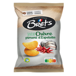 Chips Brets ondulées saveur Chèvre Piment d'Espelette 125G - Panier d'orient